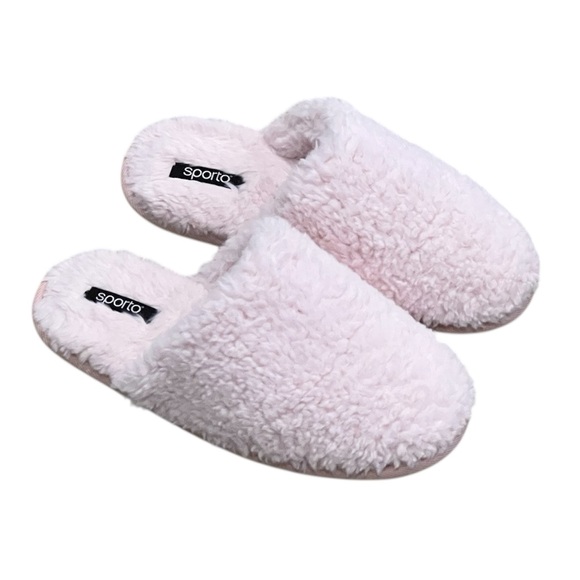 Sporto Pink Susie Faux Shearling Slippers - Picture 2 of 15